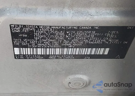 2014 Toyota Rav4 Limited from USA, damaged, VIN 2T3DFREV3EW169005